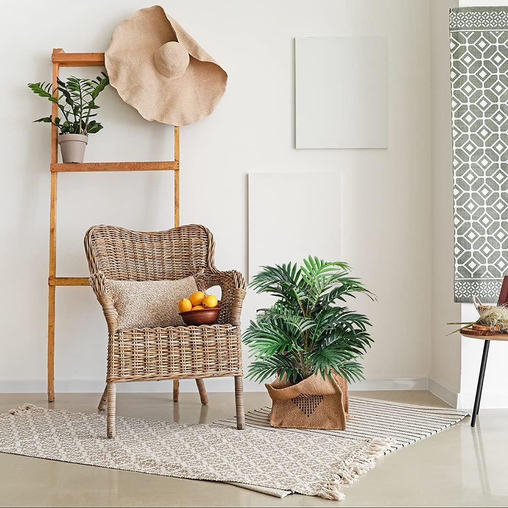 Artificial Palm Plants Leaves Faux Fake Tropical Large Palm Tree Leaves Imitatio