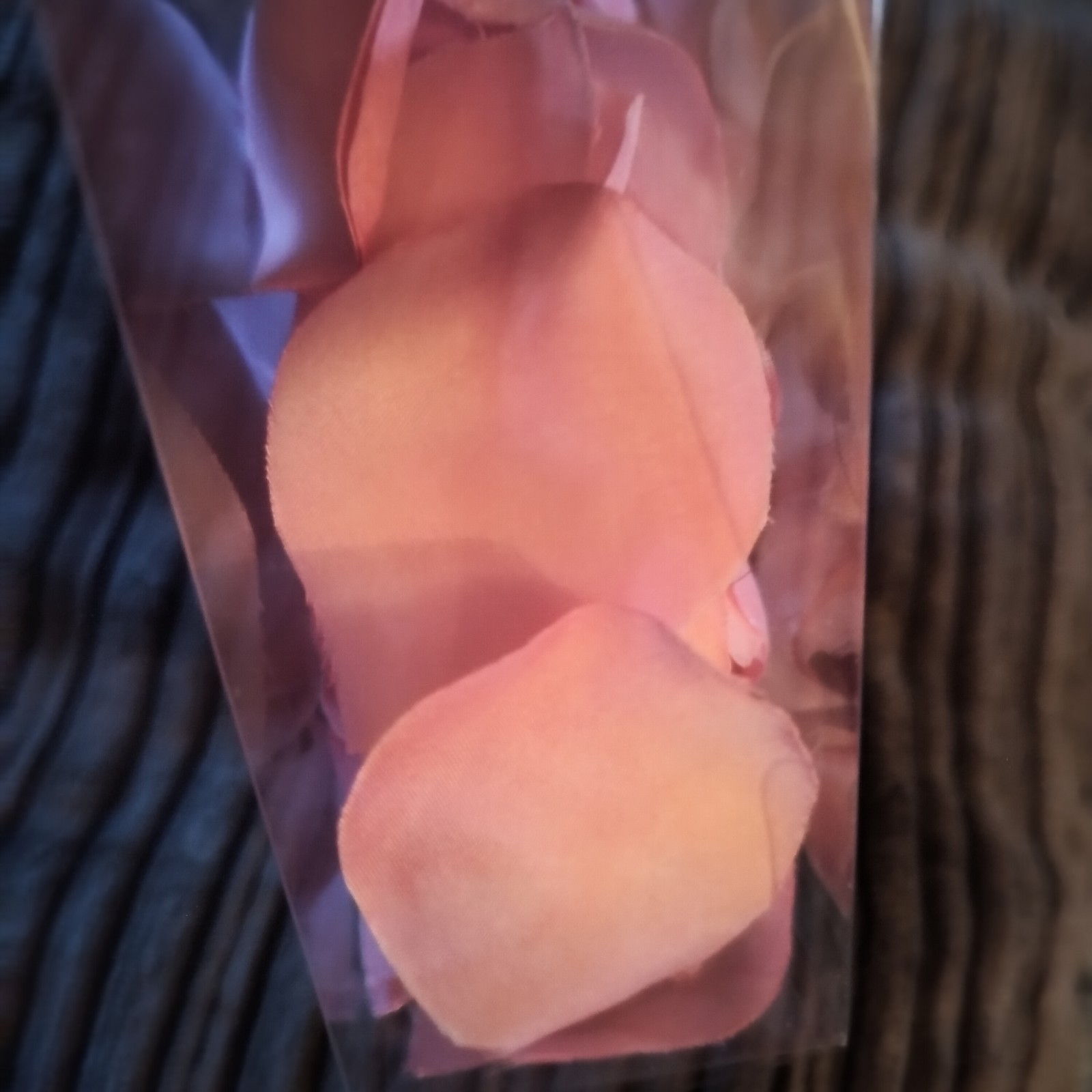 Walmart Decorative Artificial Pink Rose Petals, Many Used