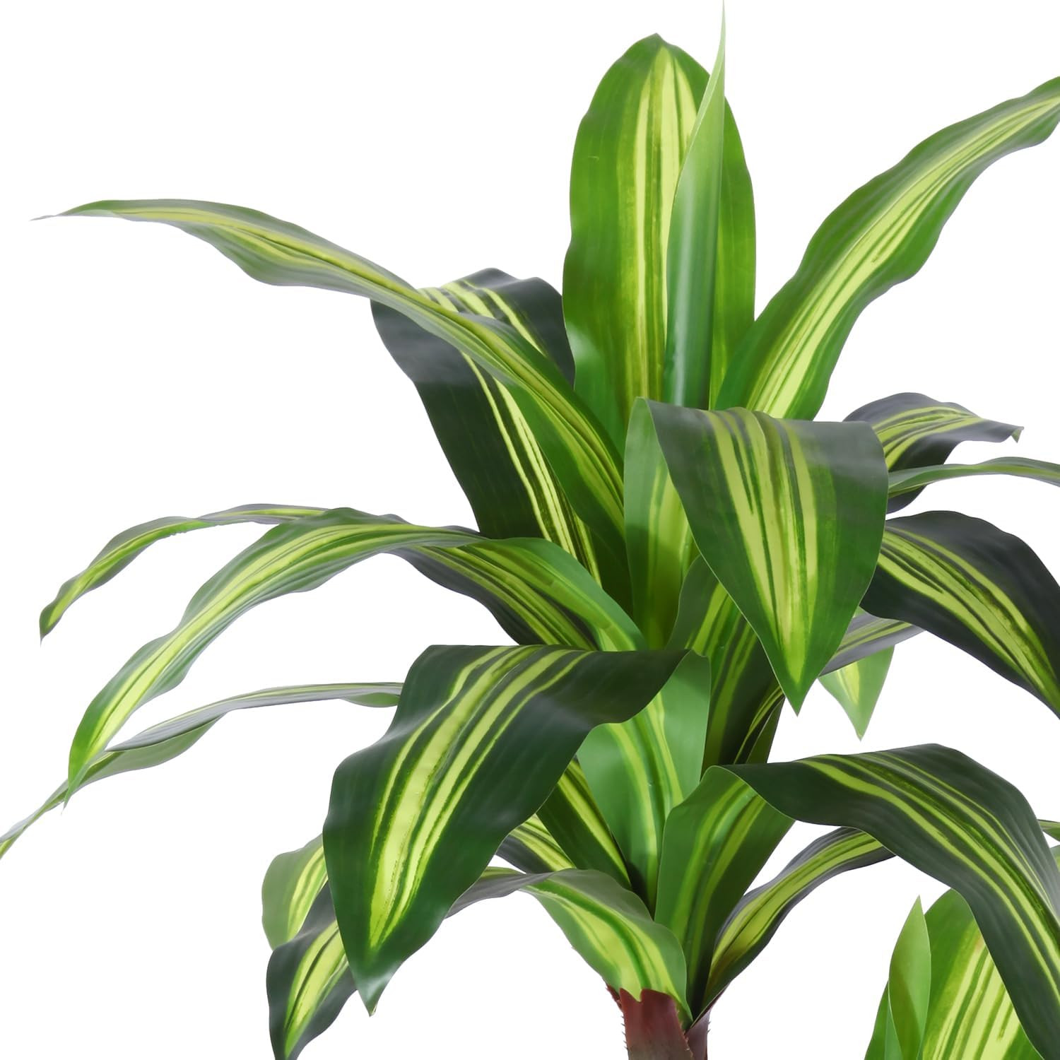 5 Ft Dracaena Faux Tree with Woven Basket for Home & Office Decor