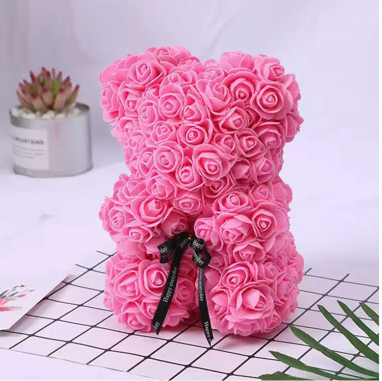 25cm Rose Teddy Bear Gift Box – Romantic Valentine’s Day Present for Her, Annive
