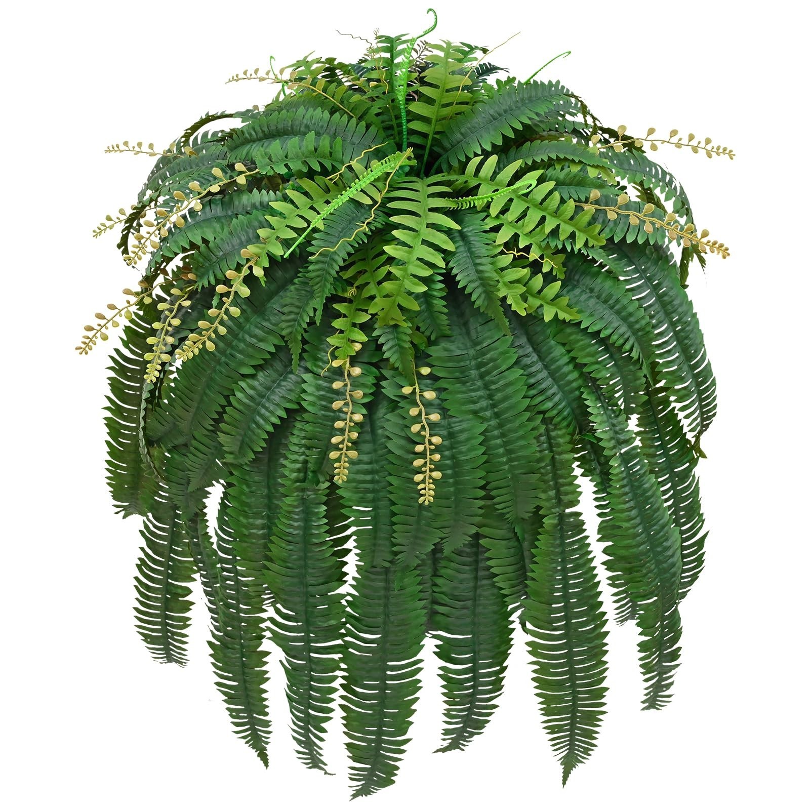 Large Faux Ferns 67″ – 2 Pcs Realistic Artificial Plants for Outdoor Decor, UV R