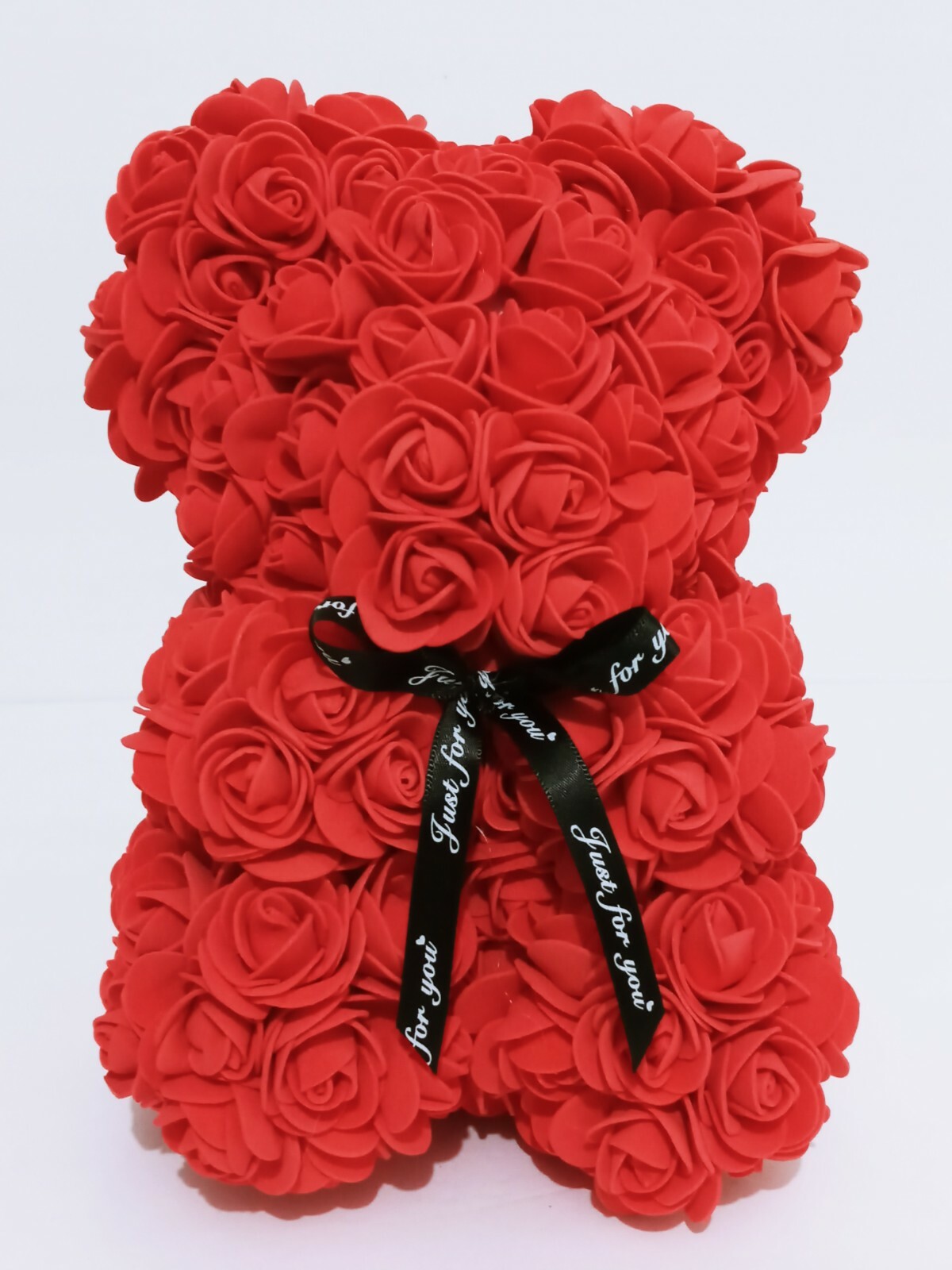 Rose Bear 9″ Red Foam Artificial Flower Romantic Valentines Anniversary Gift