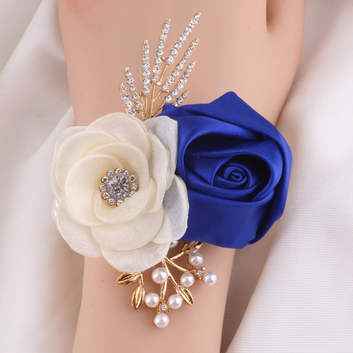 Bride Bridesmaids Rose Wrist Corsage Girls Ladies Accessories,Wrist Flower fo…