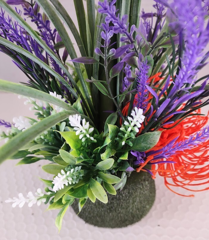 Orange Bird Of Paradise Flower Decoration