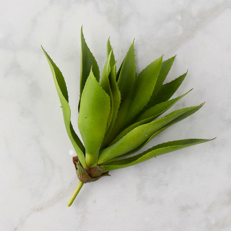 Green Vinyl Aloe Plant Pick