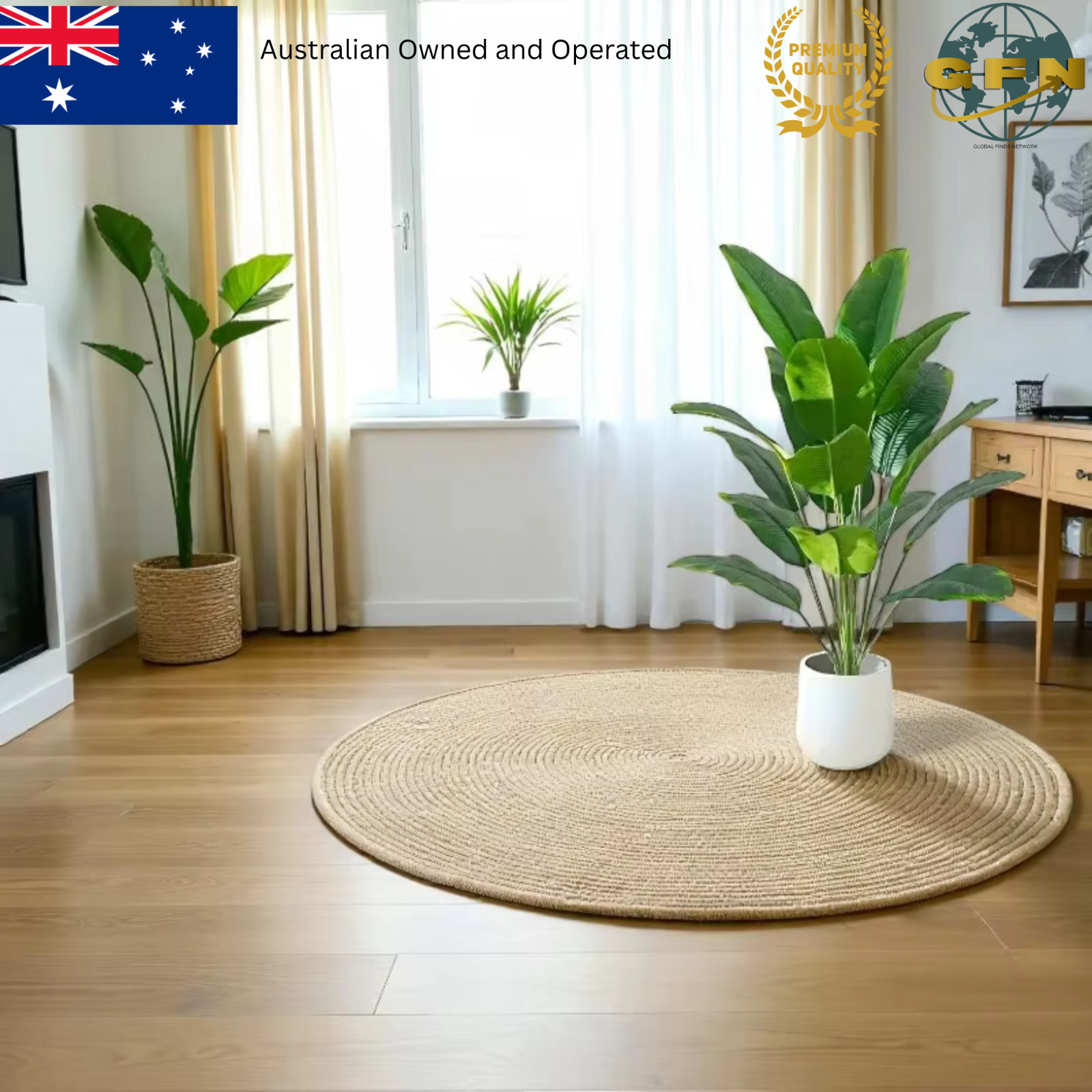 Artificial Palm Tree Plant Large Tropical Monstera Banana Leaves Faux Home Decor