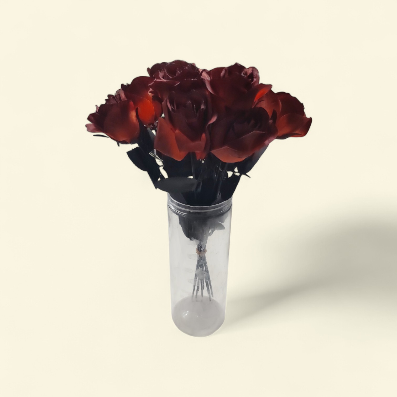 14 Inch Artificial Aged Rose Flower Bouquet Gift Valentine Horror Blood Roses US