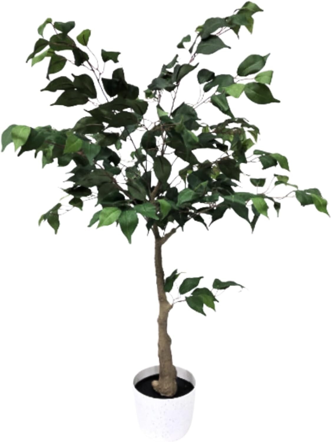 Moss & Bloom 4ft Artificial Ficus Tree in Planter Full Natural
