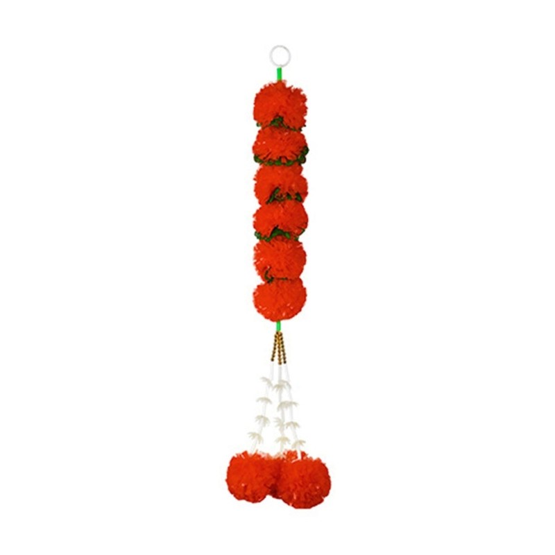 Marigold Hanging Ornament Diwali Decors Artificial Marigold Garlands for Decors