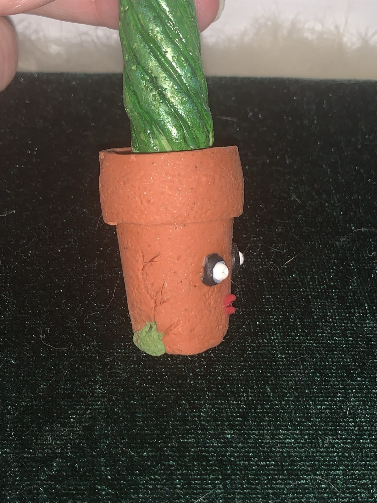 Handmade “Randy” Polymer Clay Cactus Succulent Plant