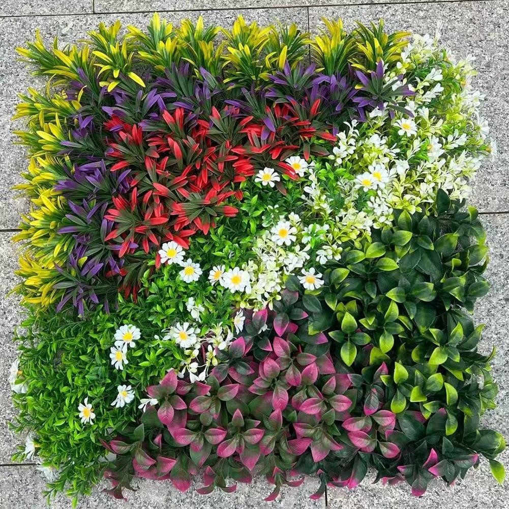 Maintain a Green Look Year round Artificial Plant Flower Wall Panels 50*50CM
