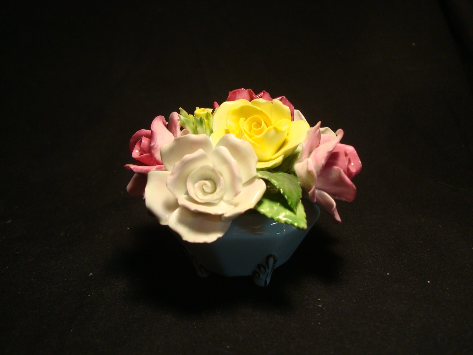 Royal Adderley Floral 7 Flower Arrangement Well Marked Incl. R10 1F