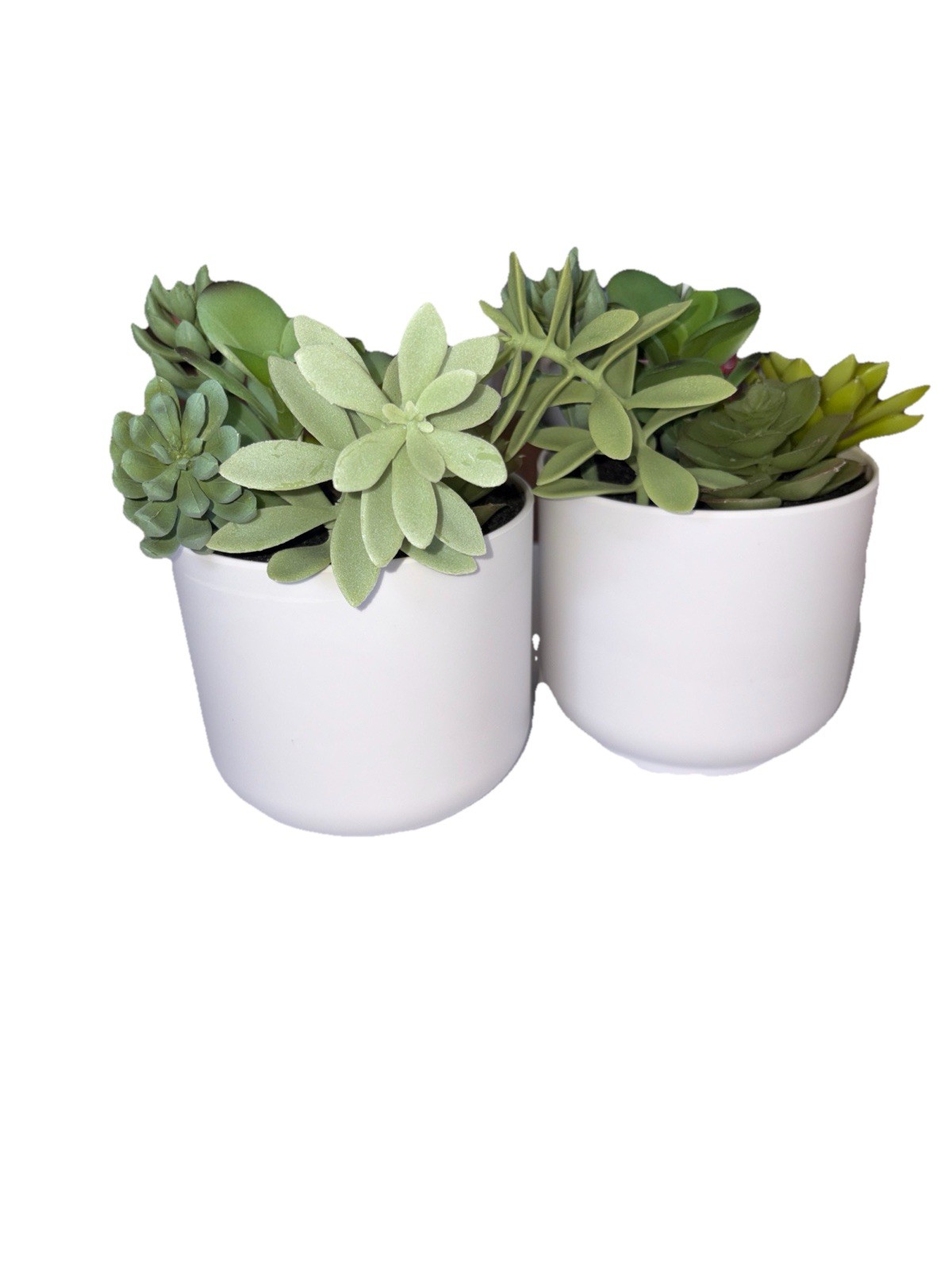 Lot Of 2 Target Potted Faux Plants Perfect For Cubicle Office Work NEW!