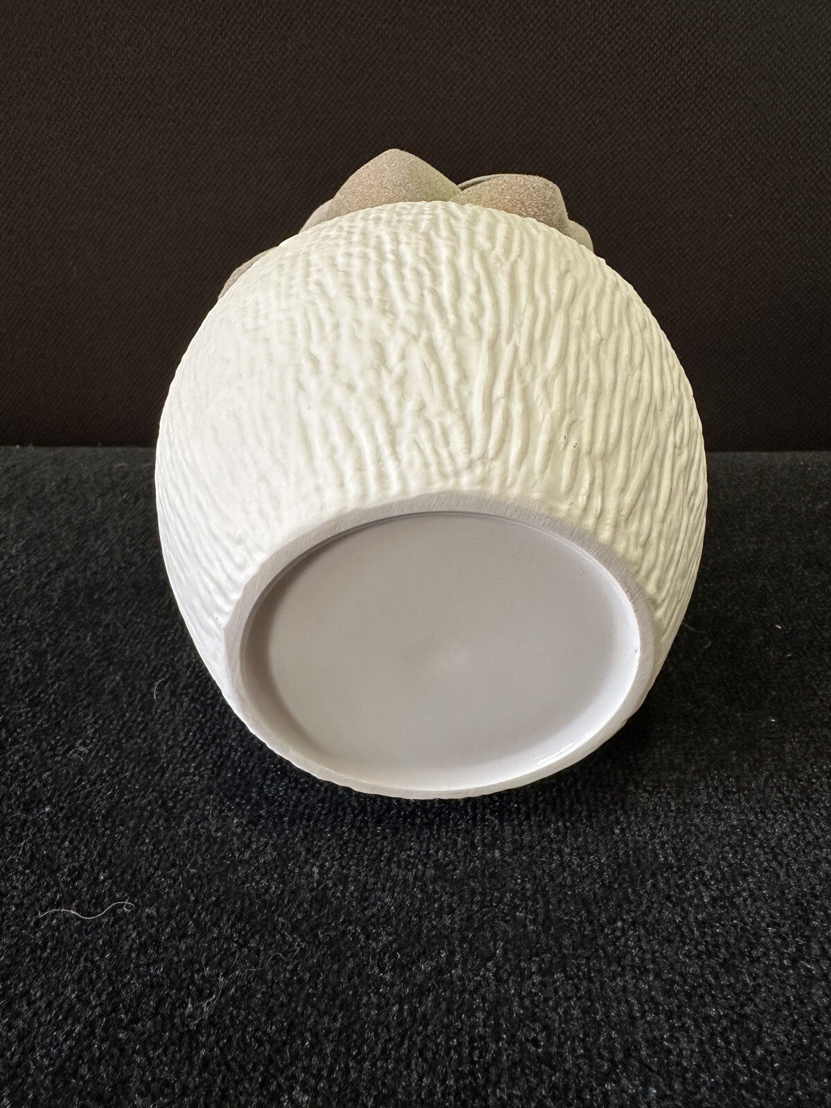 Artificial Succulent Plants in White Ceramic Pot Very Nice Condition