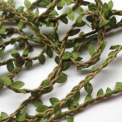 10M Artificial Vine Fake Foliage Leaf Plant Garland Rustic Wedding Home Decor