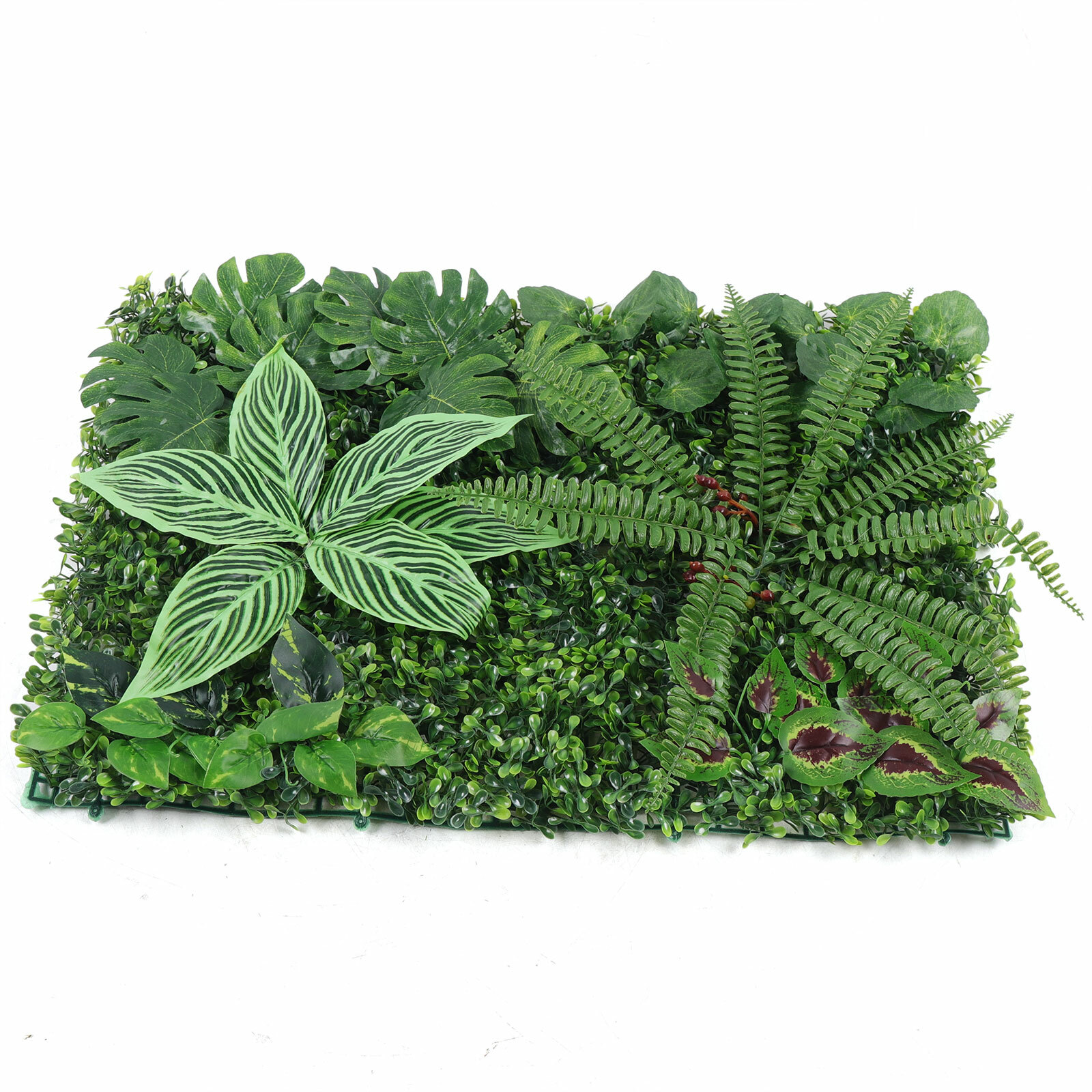 Plant Artificial Mat 12PCs Greenery Wall Hedge Grass Fence Foliage Panel Decor