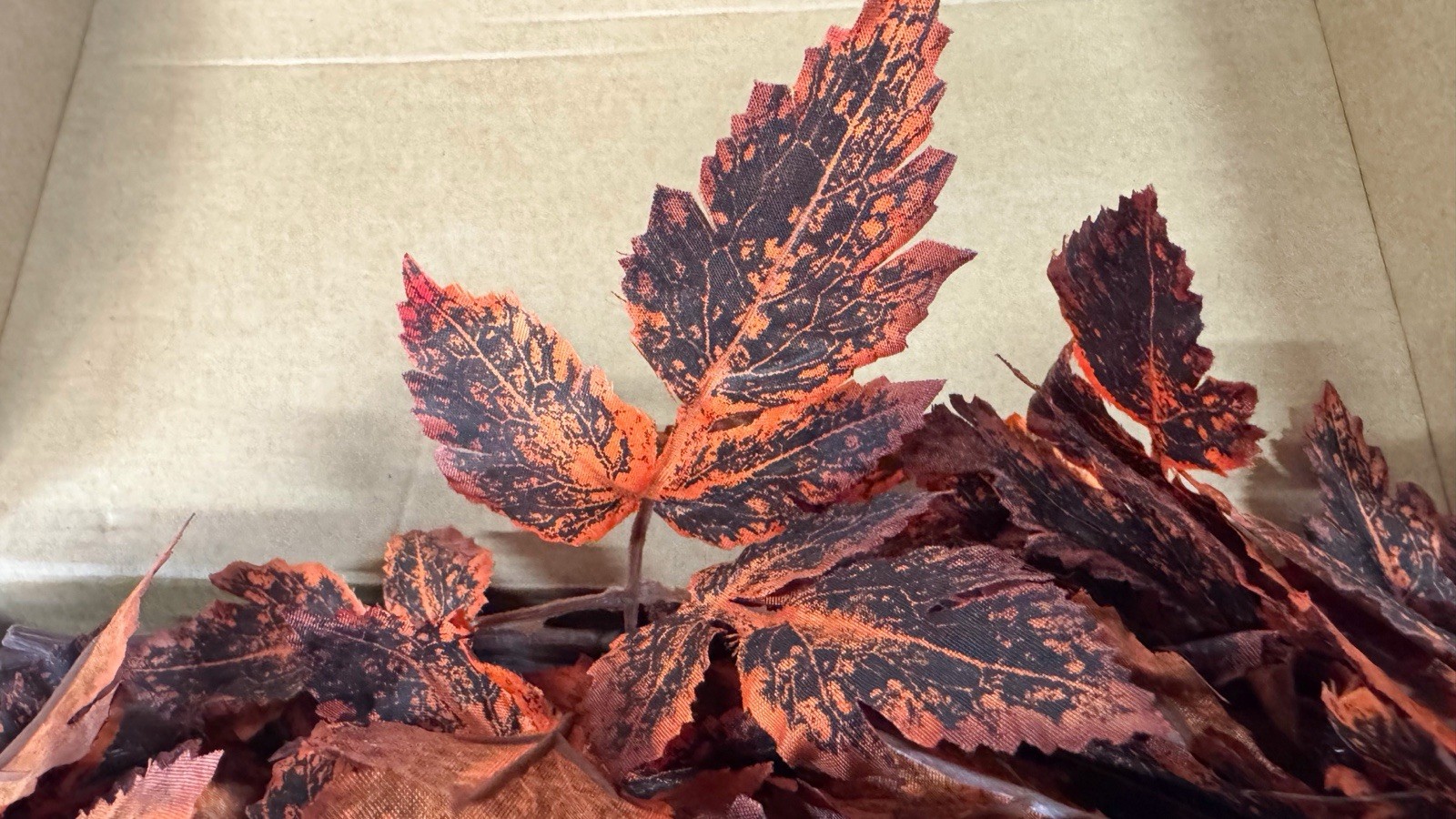Fall Artificial Leaves 32 Inches Thiccywoov 6 Pcs
