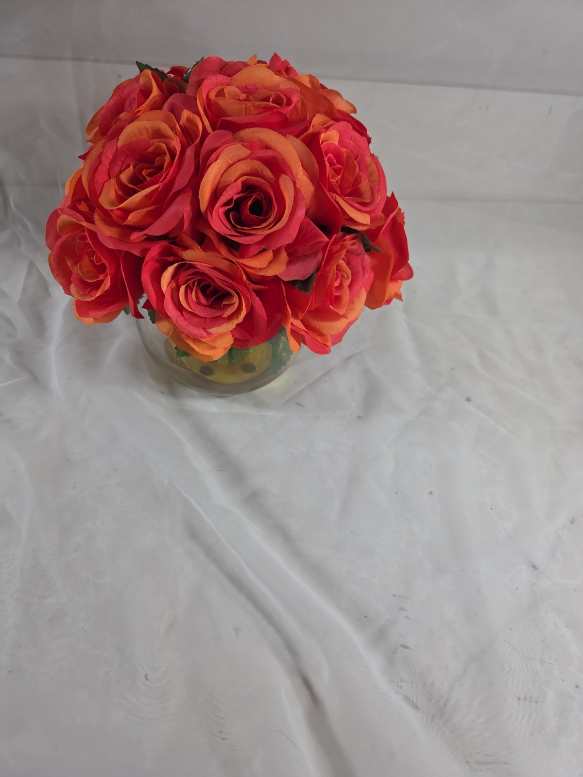Beautiful, MCM Style, Faux, Silk, Flowers.
