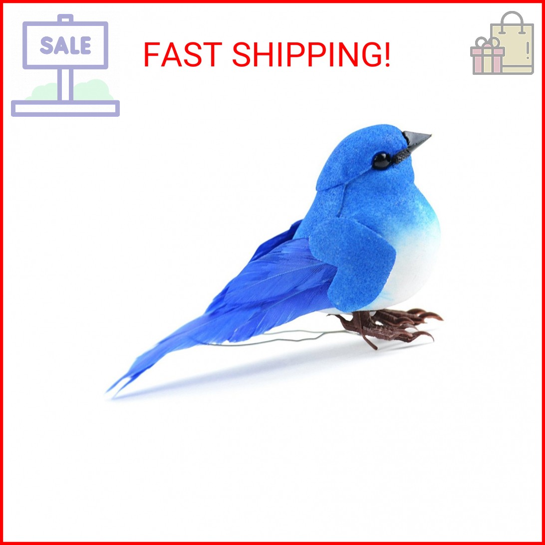 Set of 3 Artificial Birds for Decoration, Floral Arrangements and Arts & Crafts