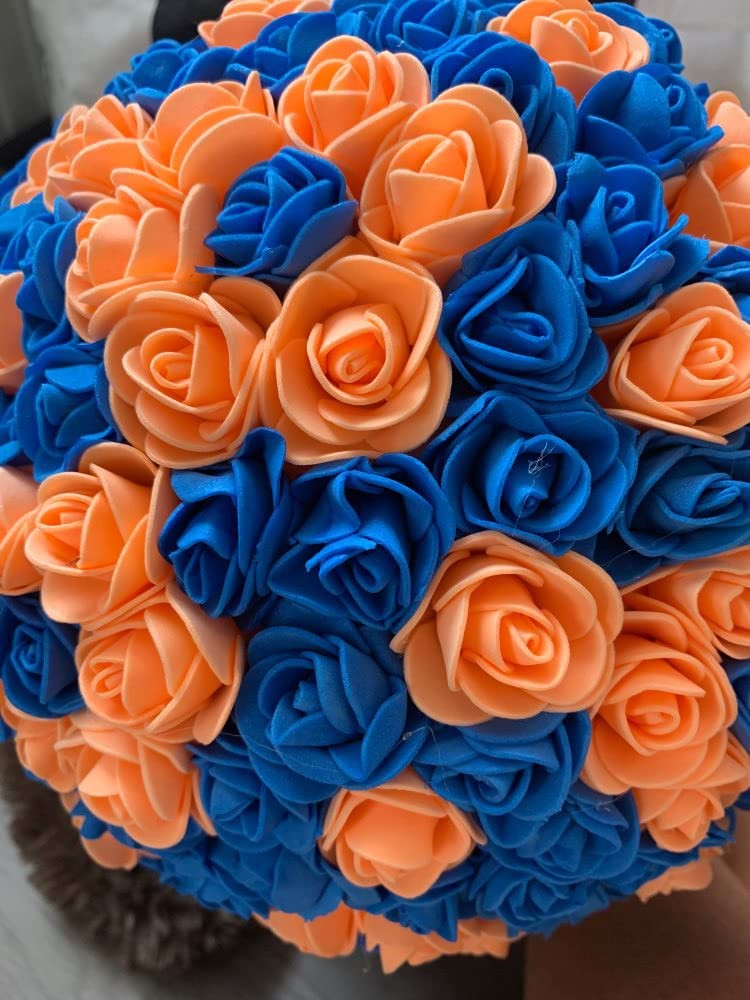Artificial Flower 100PCS Mini Foam Rose for DIY Crafts Wedding Bouquets Baby …