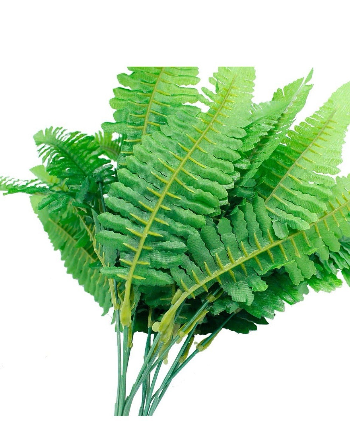 6x Artificial Fake Boston Fern Plants Bushes Artificial Ferns Outdoor Decor US