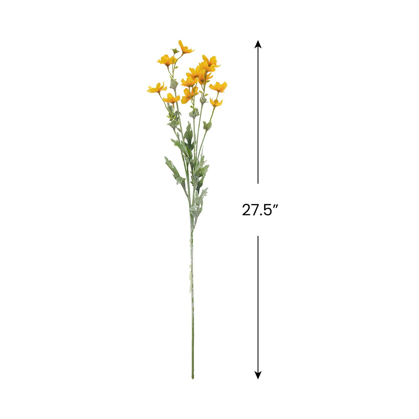 Allstate 27.5″ Gold and Yellow Baby Cosmos Artificial Silk Floral Spray