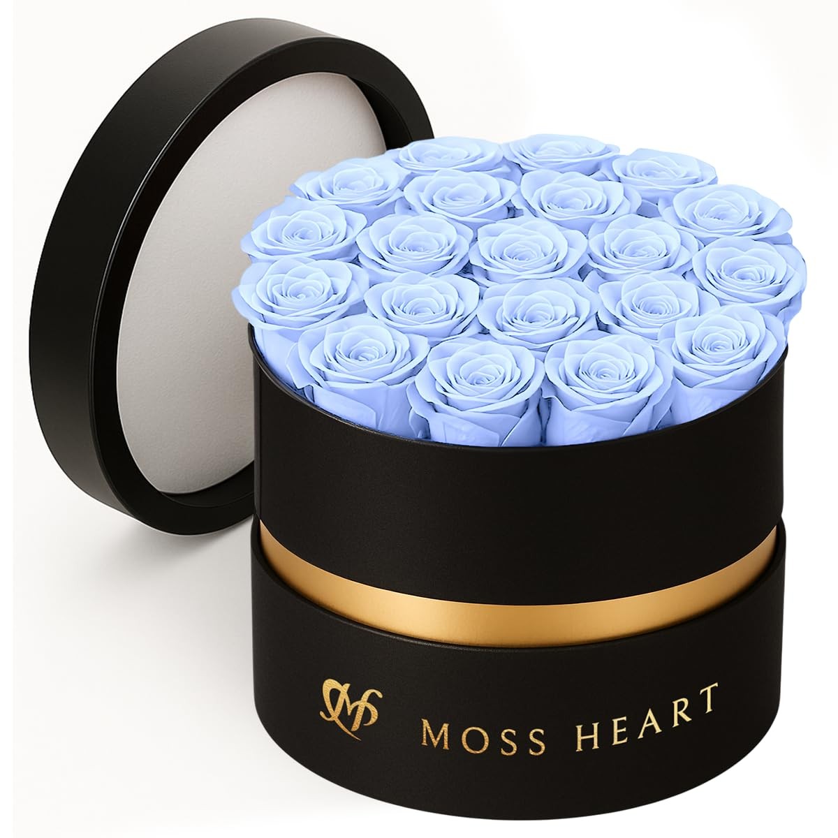 Petite Preserved Forever Roses In Round Box Long Lasting 1+ Year Gift For Her