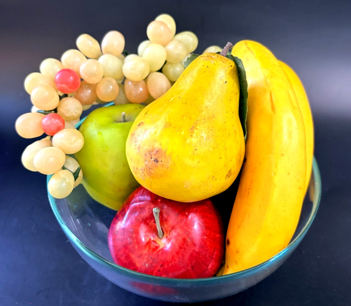 Modern Decorative Faux Fruit Set Realistic Kitchen Table Centerpiece Bowl Filler