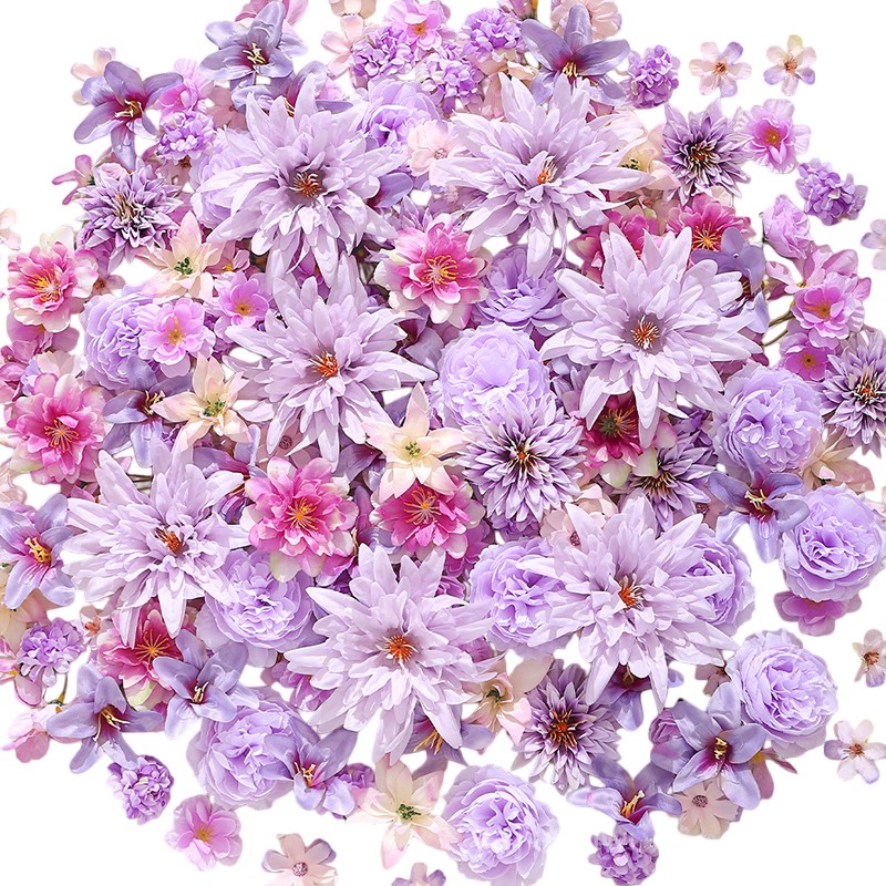 Mix Artificial Flowers Rose Wedding Valentine’s DIY Craft Gifts Home Decor NEW
