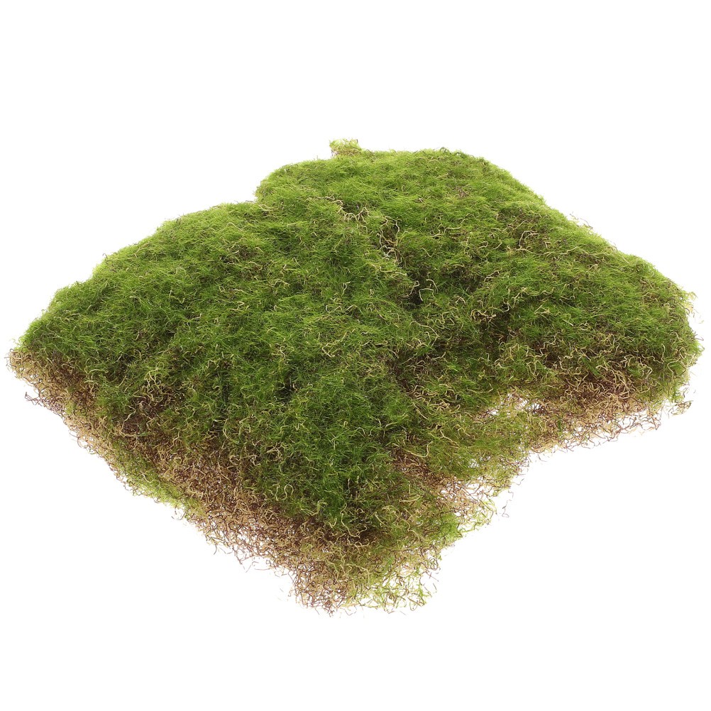 1 Set Reusable Artificial Moss Pad Green Micro Landscape Prop for Home Decor
