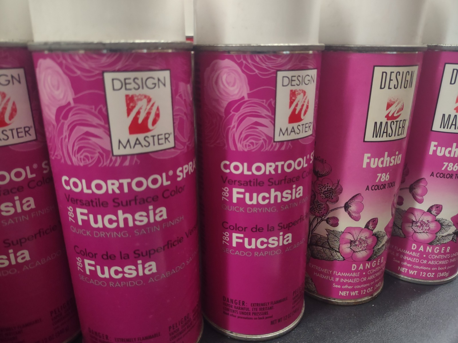 Design Master Colortool, Fuchsia Spray Paint for Floral Design & Craft Projects
