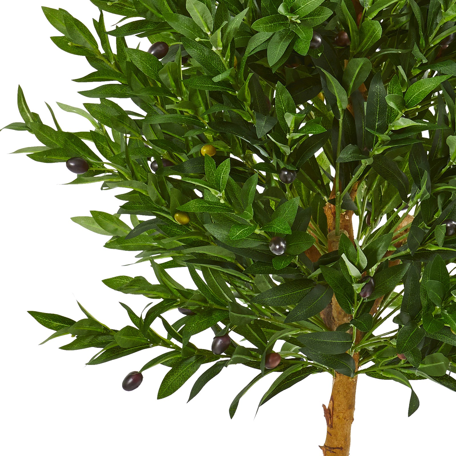 Nearly Natural 4.5ft Olive Cone Topiary Tree UV Resistant (Indoor/Outdoor)