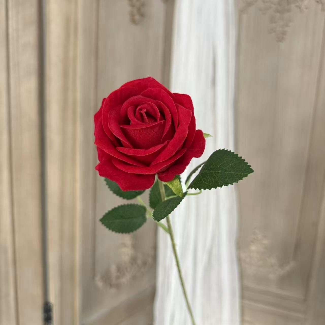 Velvet simulation rose