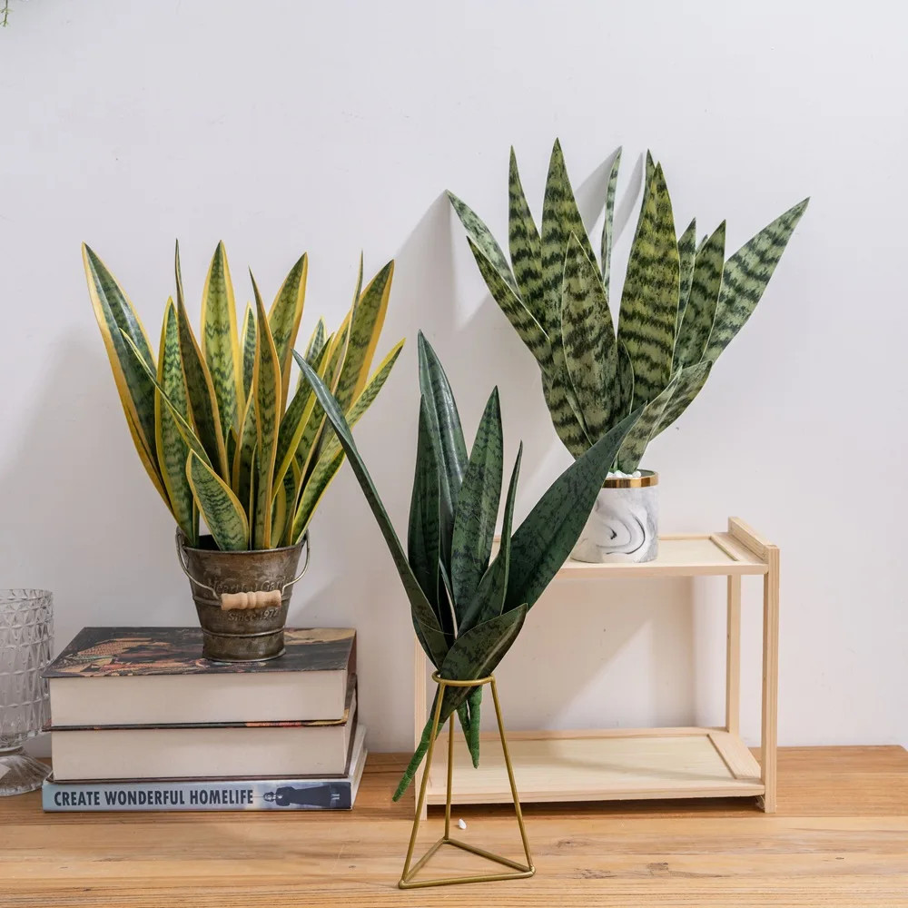 No Watering Required Artificial Snake Plant Long-Lasting Quality Realistic Appea