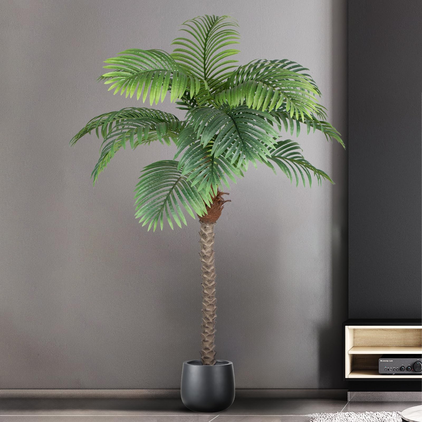 Artificial Phoenix Palm Tree 6ft Tall for Indoor/Outdoor Home Decor