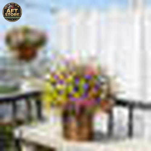 12 Pcs Primrue Artificial Flowers UV Resistant Mix Colors Home Decor