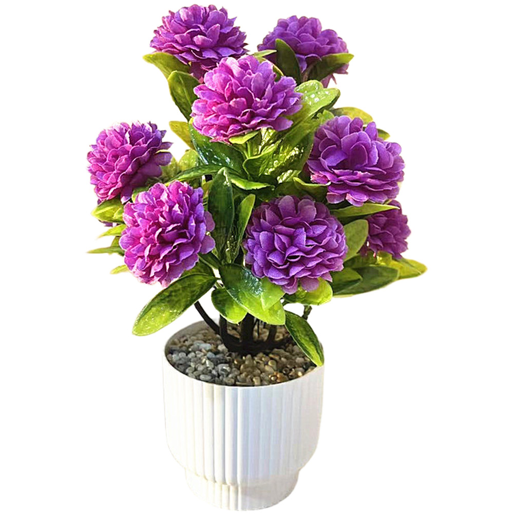 Simulation Chrysanthemum Flower Ball For Living Room Bedroom And Study Decor