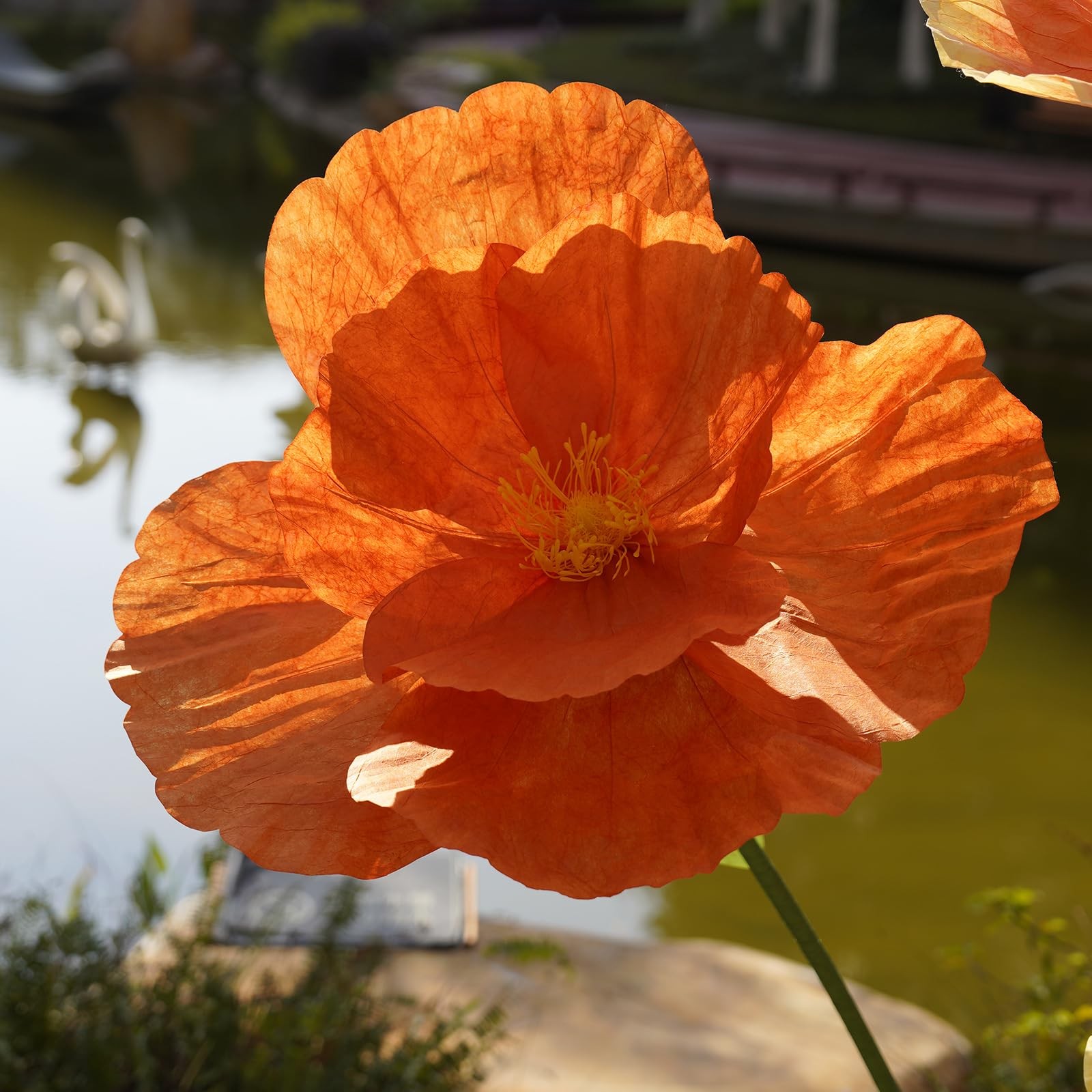 Giant Flowers,Oversized Artificial Flower with Gradient Petals,Large Floral D…