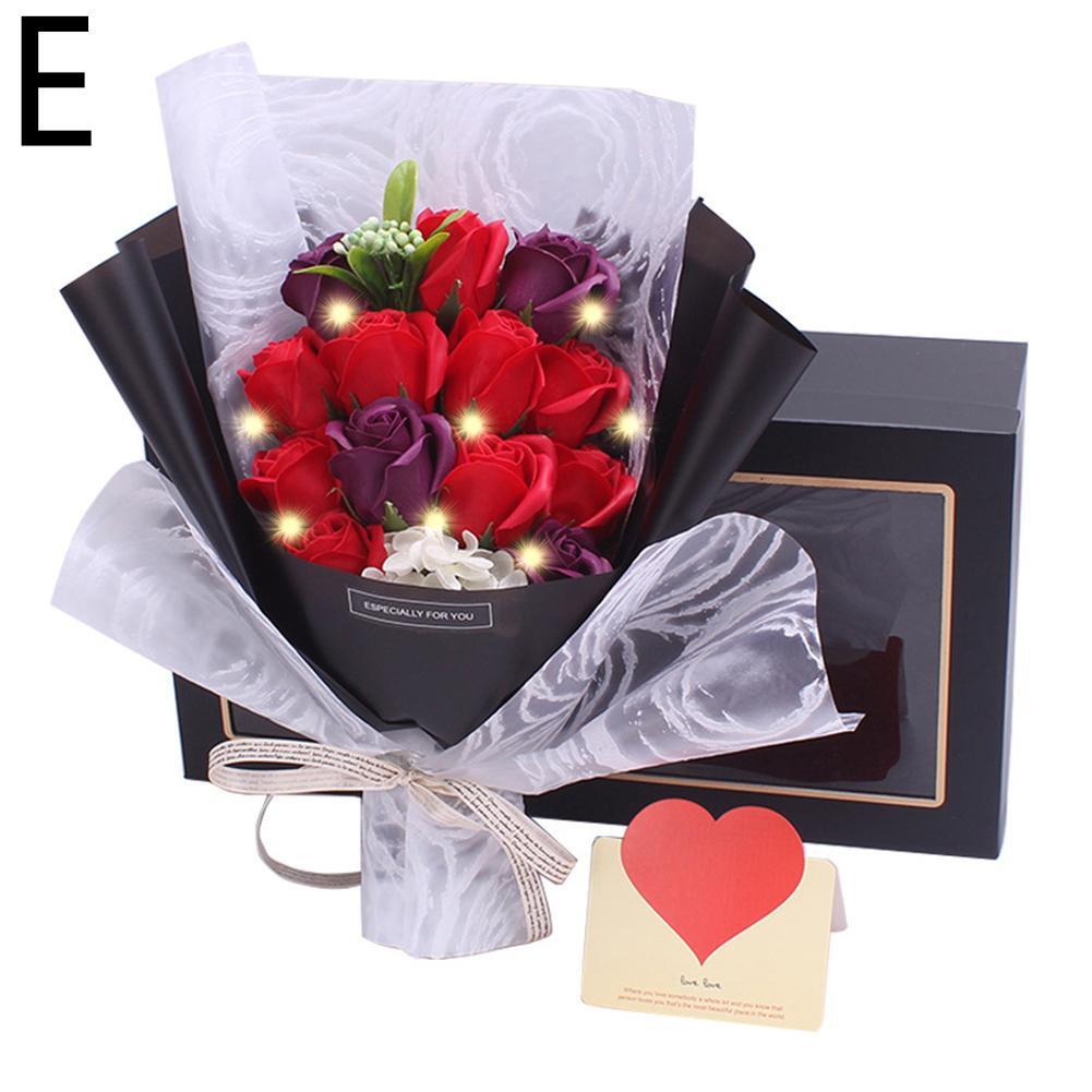 Soap Bouquet Realistic Floral Soap Flower Gift Bouquet Valentine’s Day