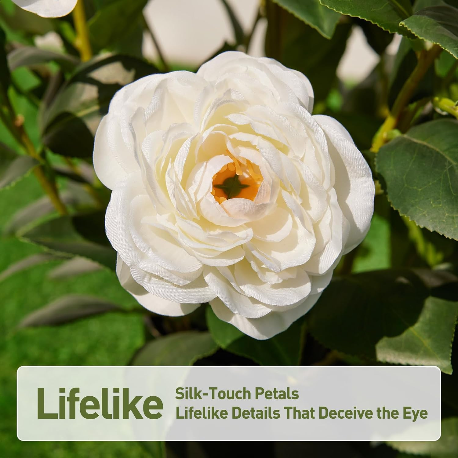 UV Resistant 2Ft Artificial Camellia Tree – Perfect Outdoor Decor Plant