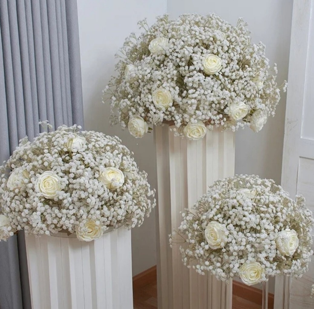 10pc Wedding Flower Ball Baby Breath With roses Flower Wedding Banquet Wedding