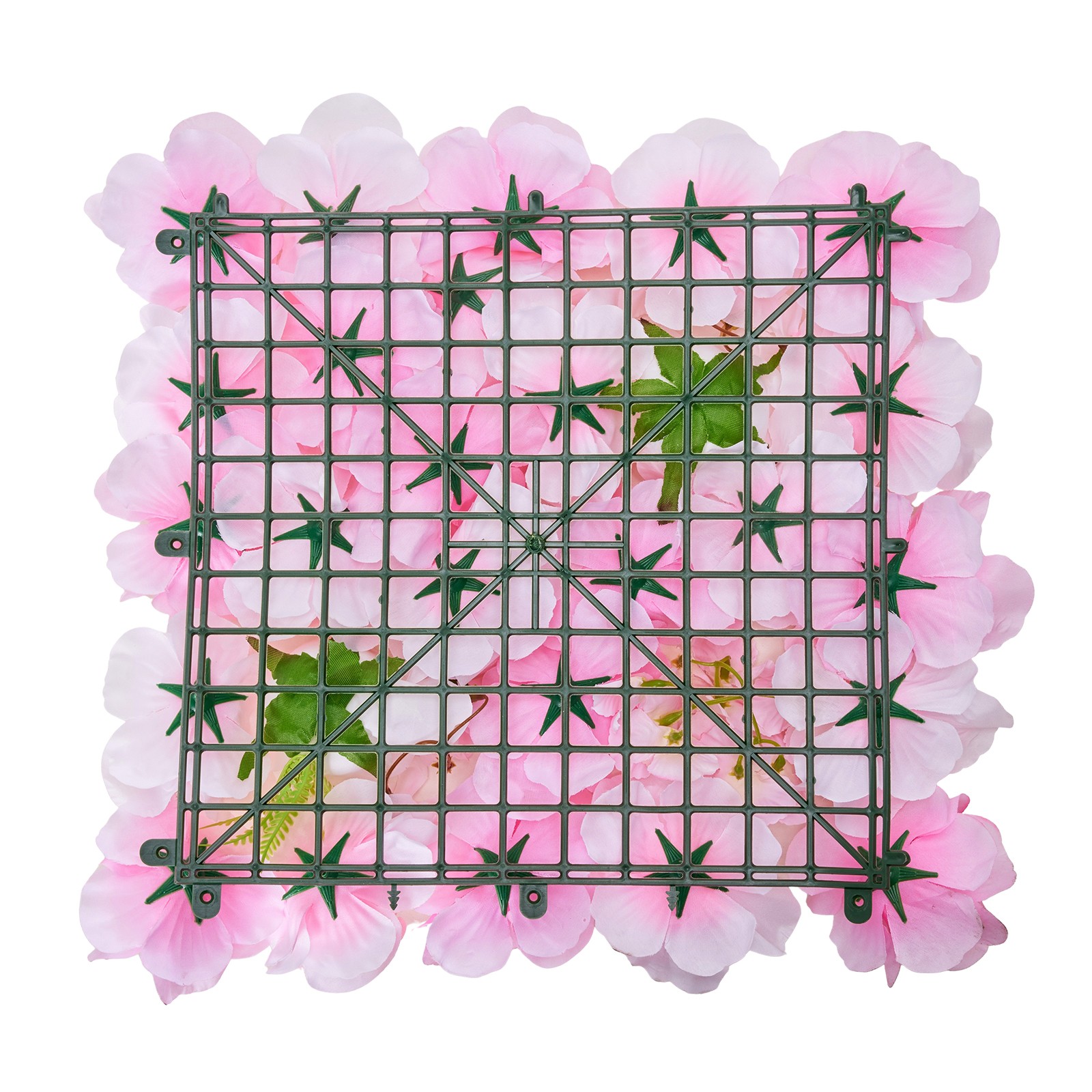 Uimoso 12PCS15x15 in Artificial Flower Wall Panels for Wedding and Privacy Decor