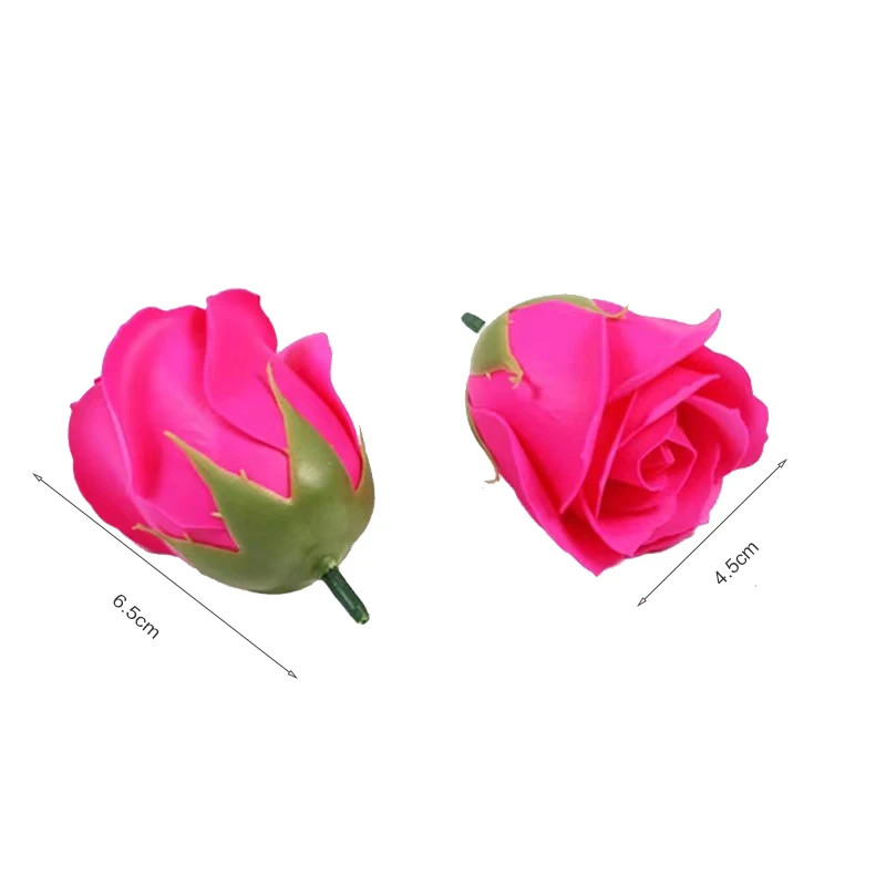 50pcs/lot Artificial Flower Roses Heads Dia4.5cm Beauty Wedding Valentine’s Day