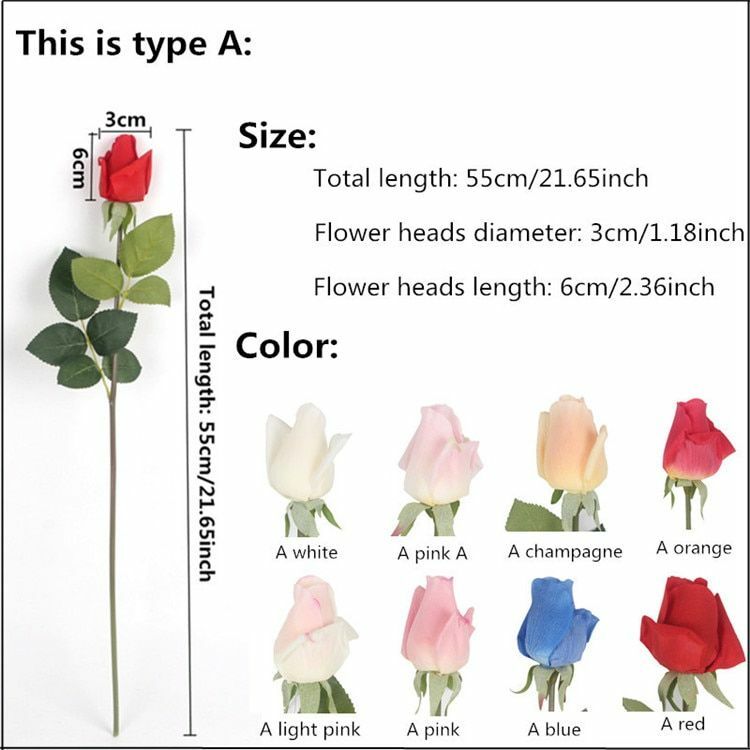 11pcs Artificial Flower Rose Floral Home /Hotel / Wedding / Party Decoration NEW
