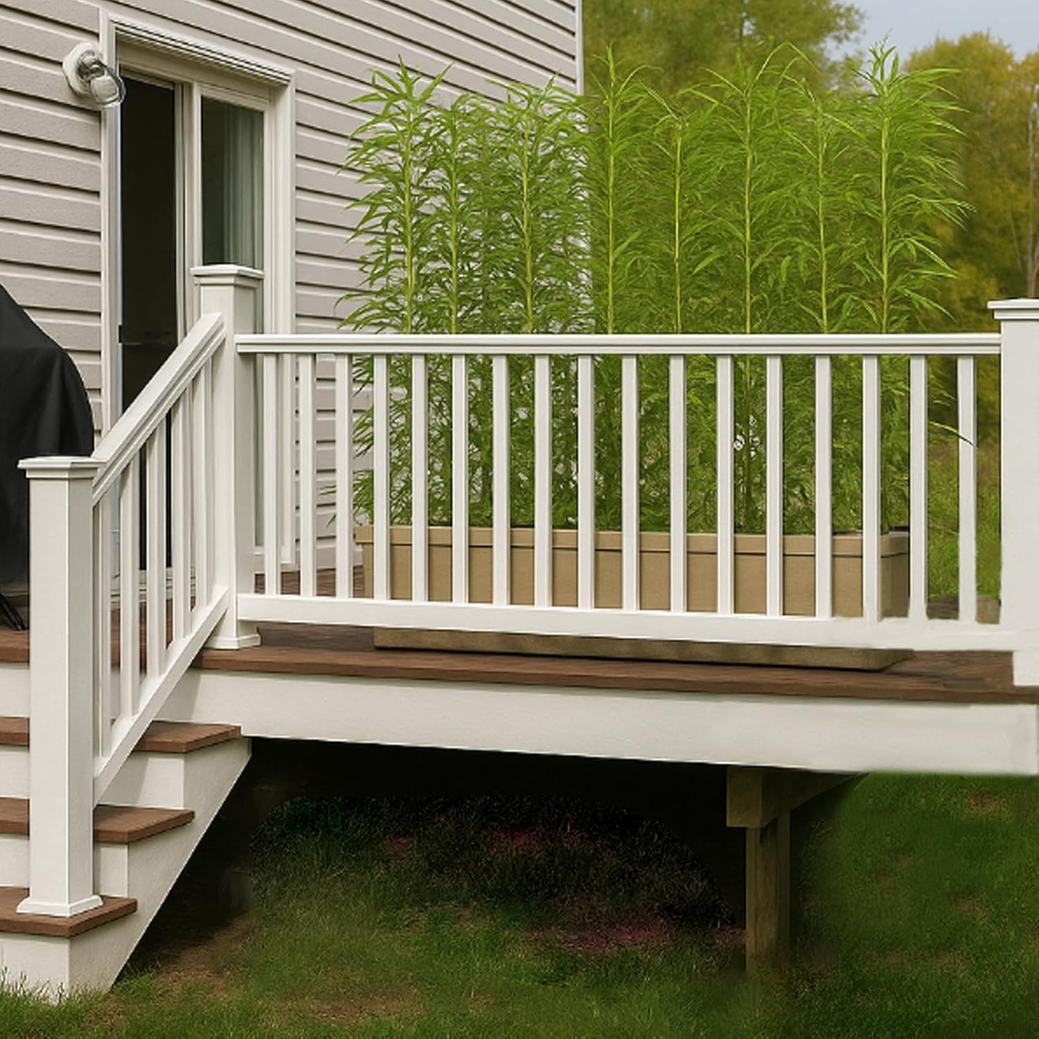 6Ft Fake Bamboo (20 Pack) for Outdoor Privacy, Screen Dividers & Decor