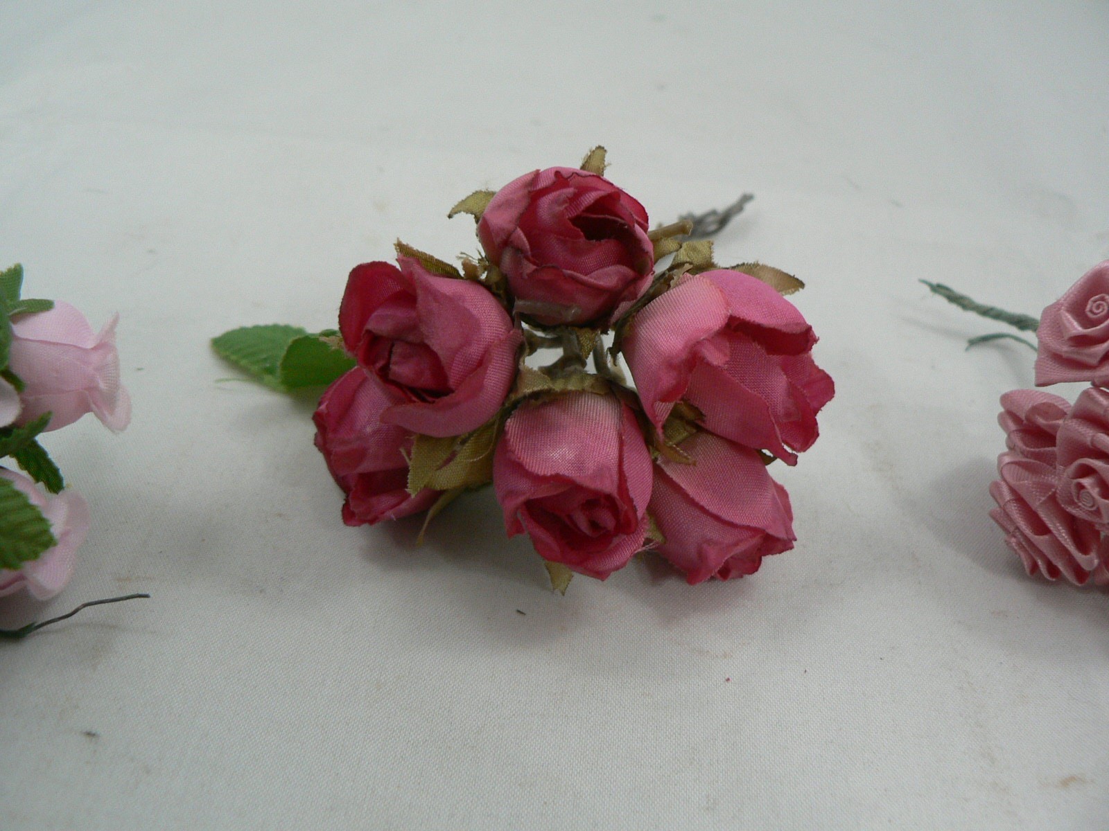 BEAUTIFUL ARTIFICIAL MINIATURE ROSES-BOUQUETS-LONG & SHORT STEM