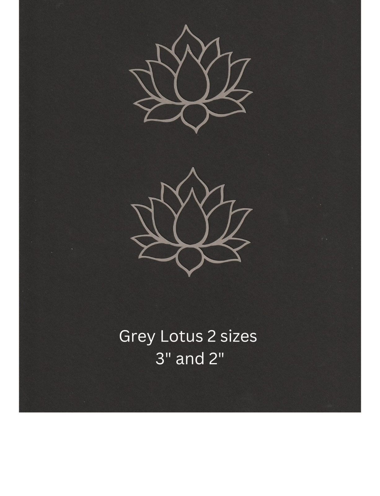 3″ Cutouts Lotus Flower, Die Cut, paper flowers, Yoga Inspired, Namaste, Chakra