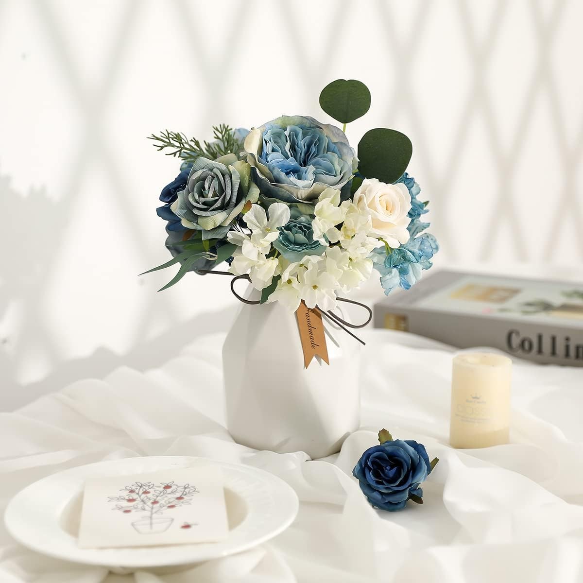 Artificial Flower Combo Box Set for Bridal Party, Party Home Decoration