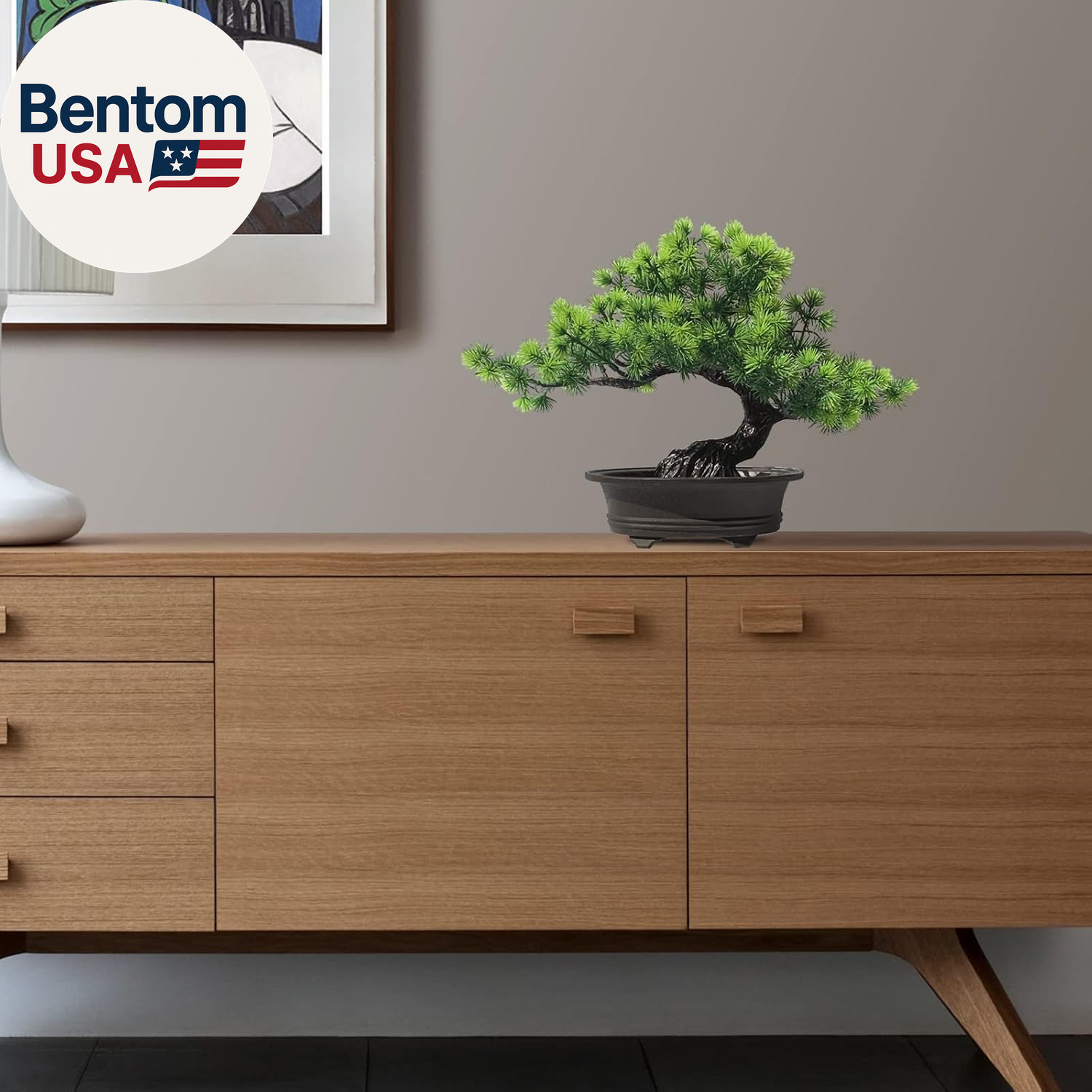 Artificial Plants Greenery Bonsai, Room Decor Fake Bonsai Tree for Home Decor In