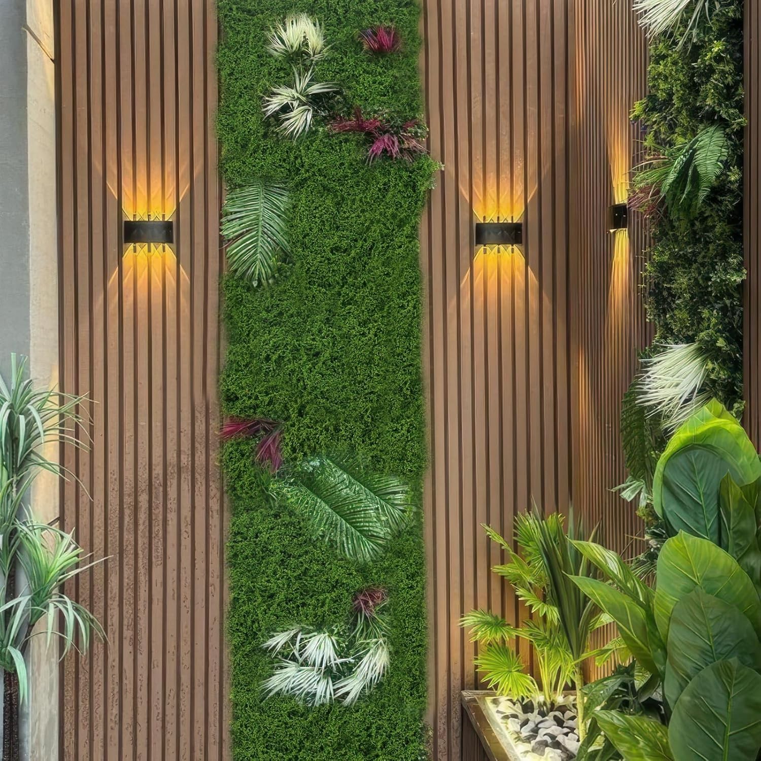 Fake Moss Mat 39″ x 39″ Faux Moss Blanket for Indoor Plants Dark Green Mossy
